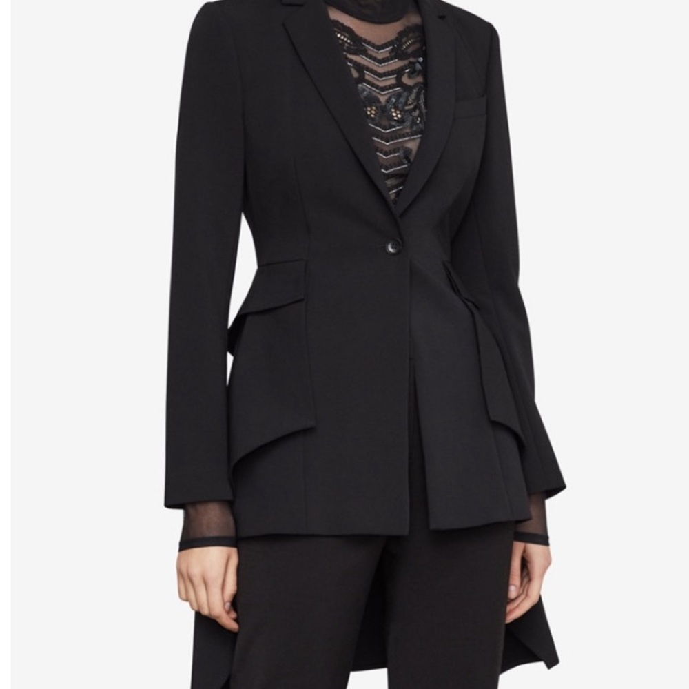 BCBGMax high low blazer